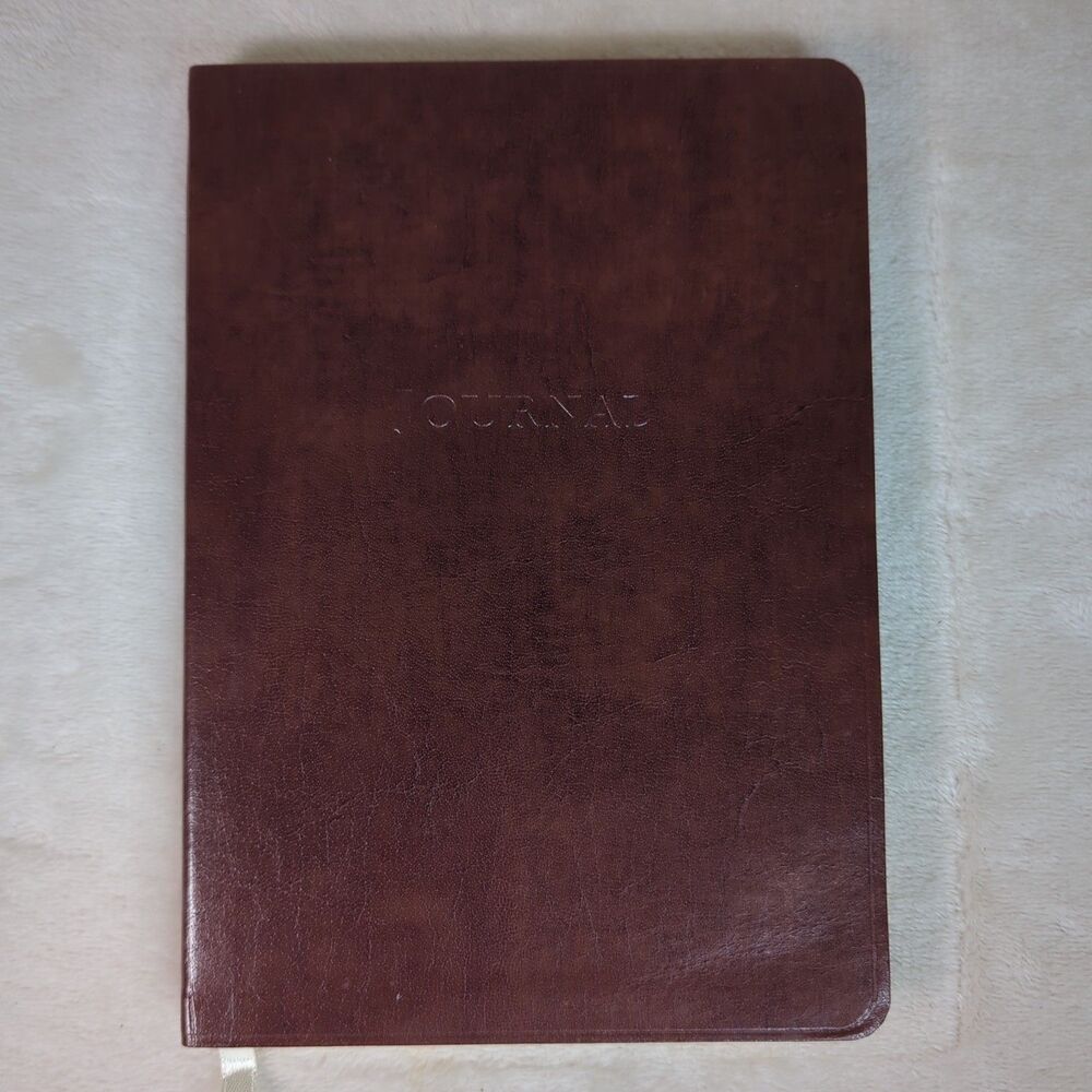 Classic Brown Journal Notebook - Faux Leather